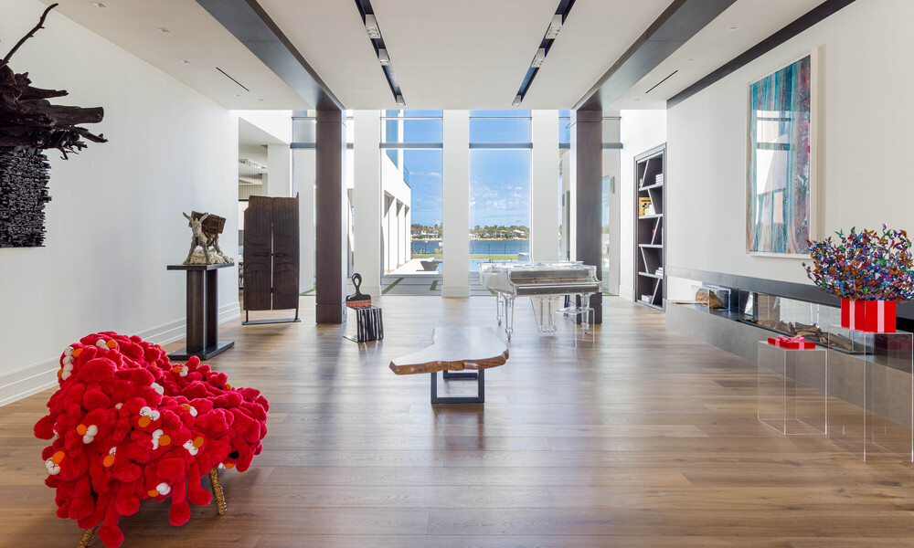 Flooring home of Serena Williams Hakwood