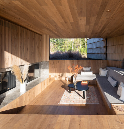 ceiling paneling by Hakwood