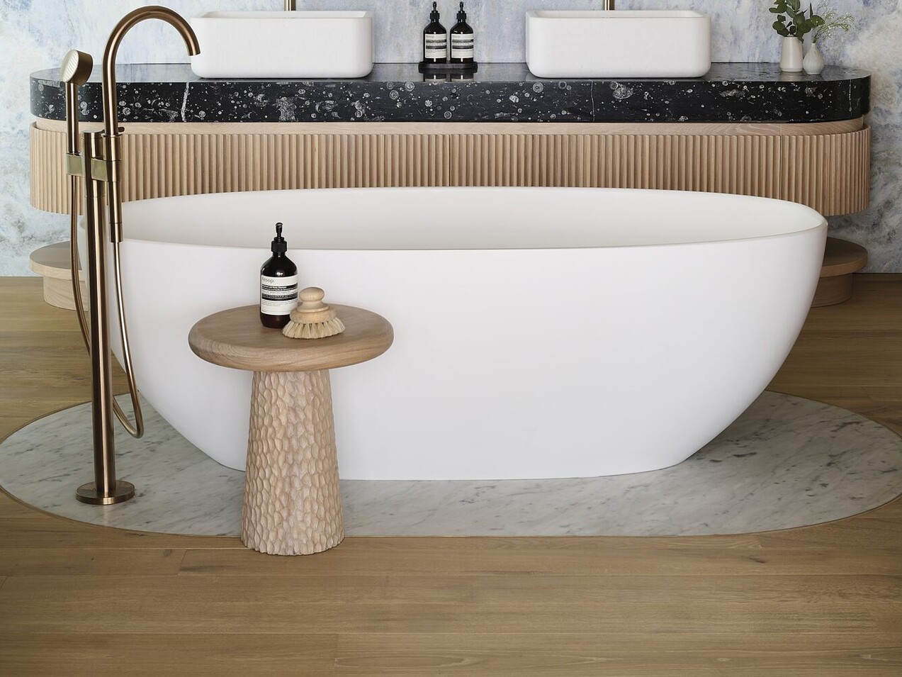 Brushed surface texture Hakwood project