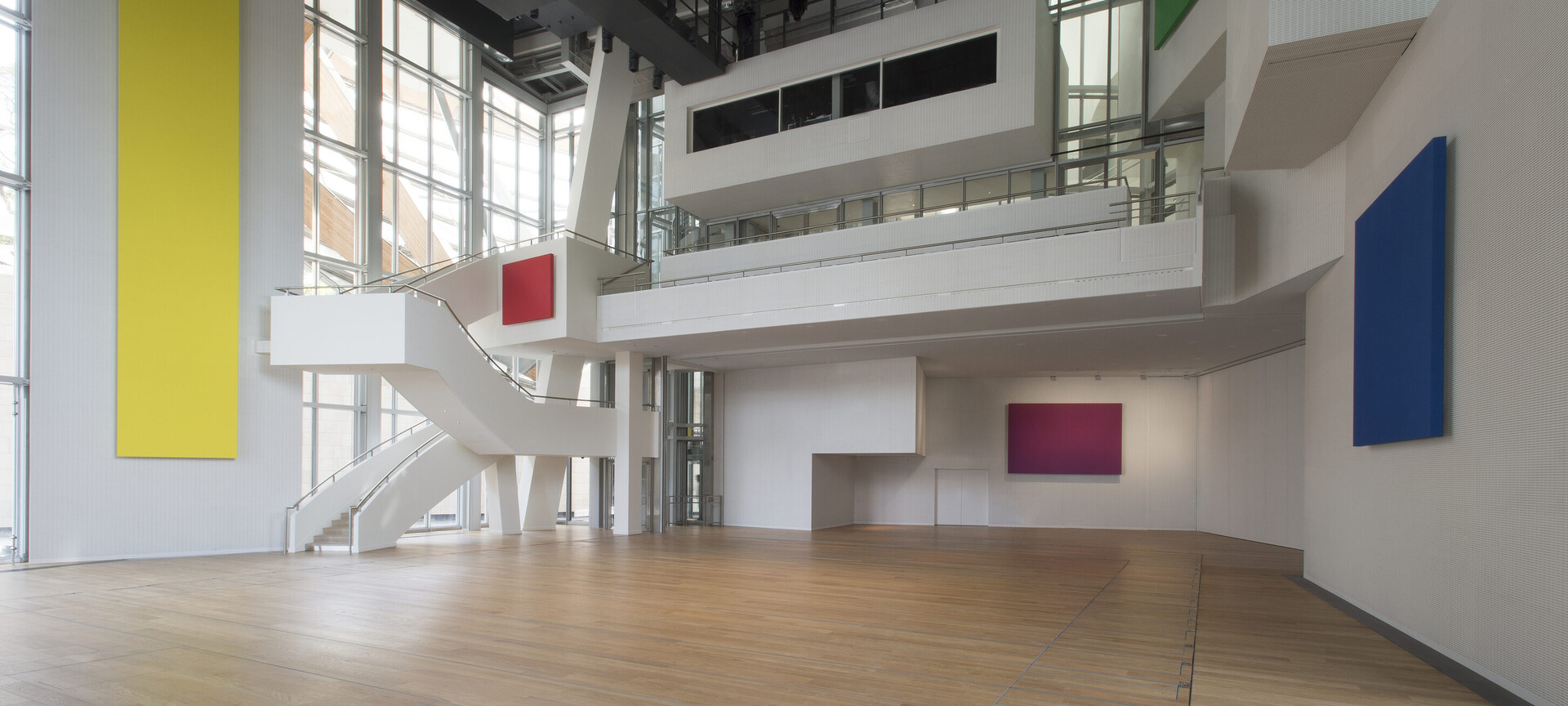 Ellsworth Kelly - Color Panels (Red Yellow Blue Green Purple)-® Ellsworth Kelly -® Fondation Louis Vuitton Marc Domage (2)